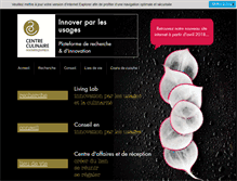 Tablet Screenshot of centreculinaire.com